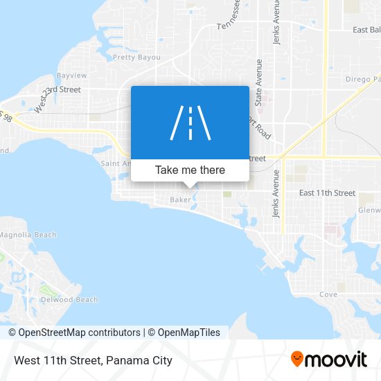 Mapa de West 11th Street