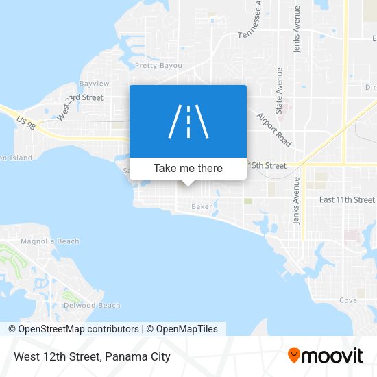Mapa de West 12th Street