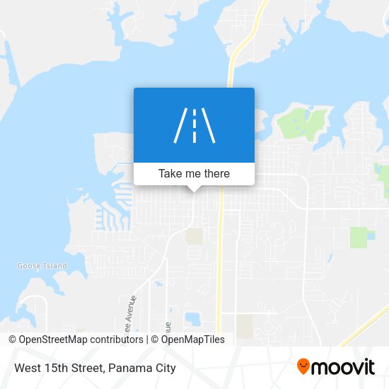 Mapa de West 15th Street