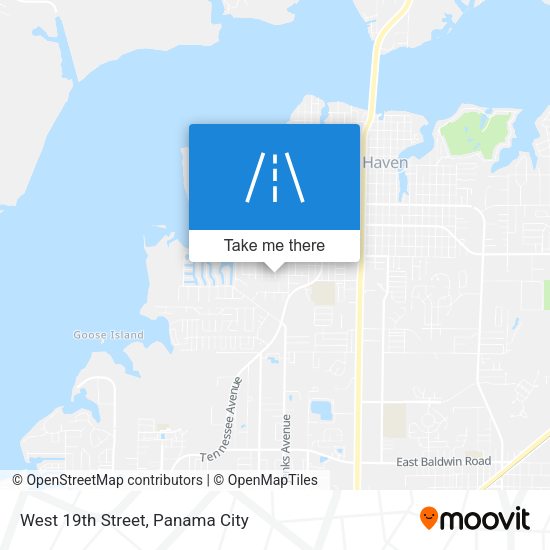 Mapa de West 19th Street