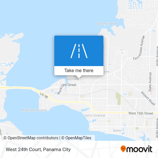 Mapa de West 24th Court