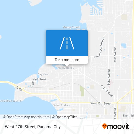 Mapa de West 27th Street