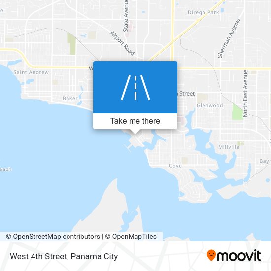 Mapa de West 4th Street