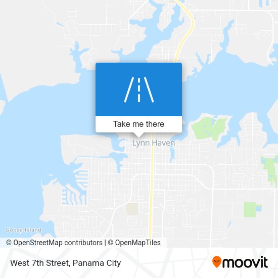 Mapa de West 7th Street