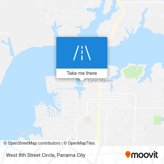Mapa de West 8th Street Circle