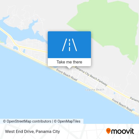 West End Drive map