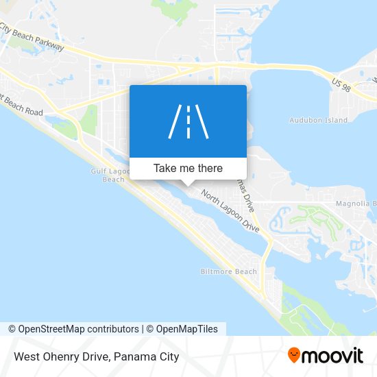West Ohenry Drive map