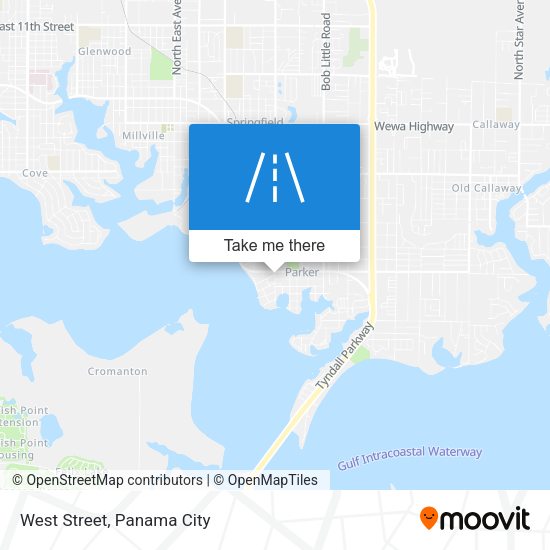 Mapa de West Street