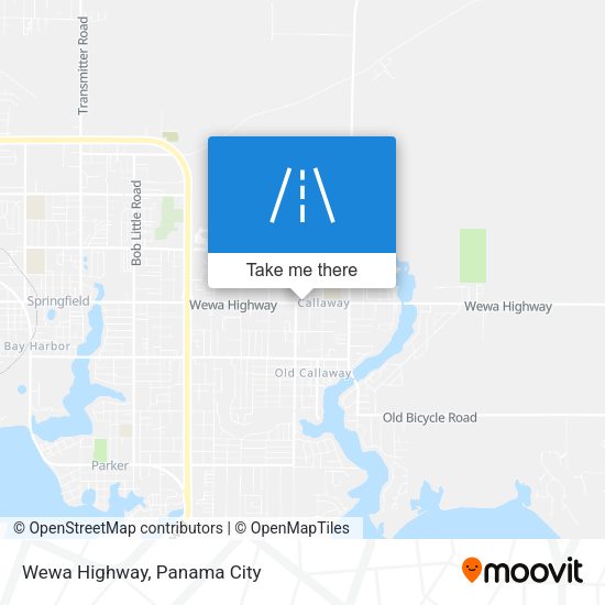 Wewa Highway map