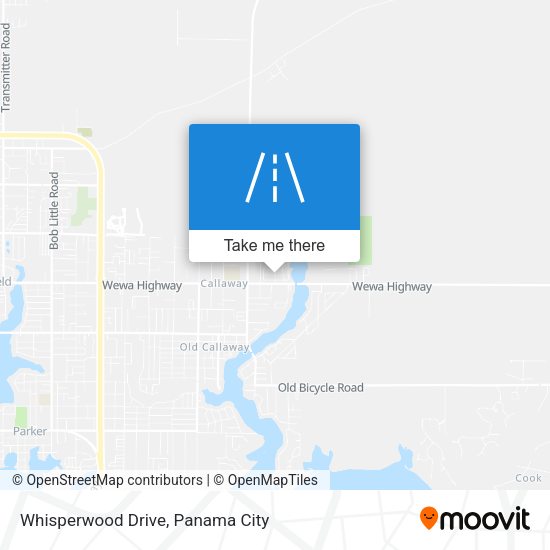Whisperwood Drive map