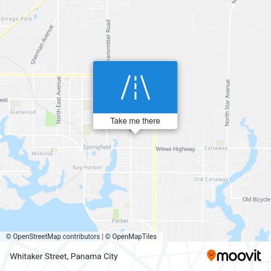 Mapa de Whitaker Street