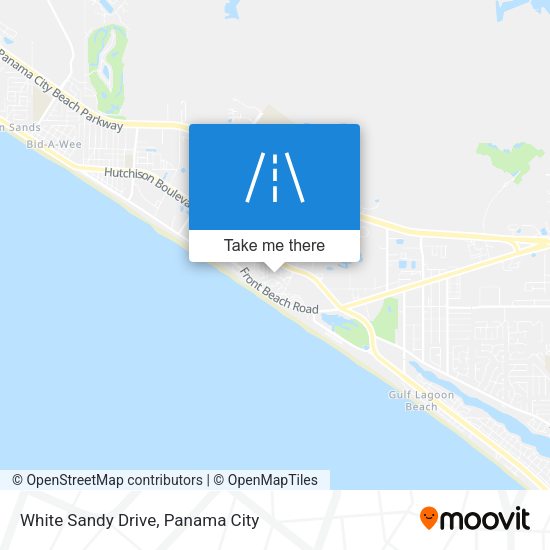 White Sandy Drive map