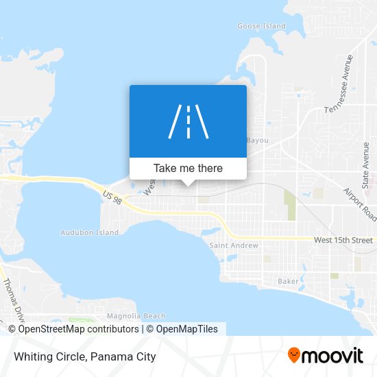 Mapa de Whiting Circle