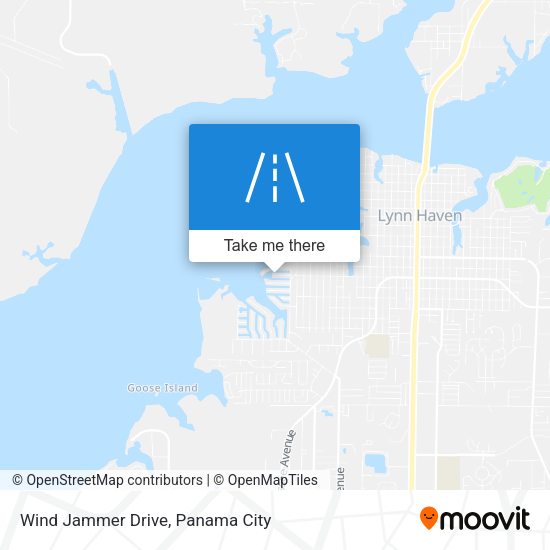 Wind Jammer Drive map