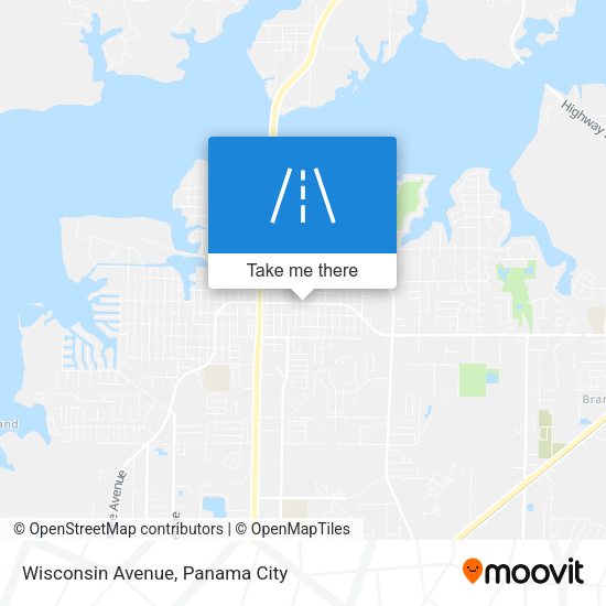 Wisconsin Avenue map