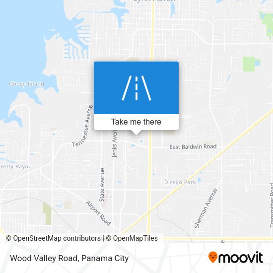 Wood Valley Road map
