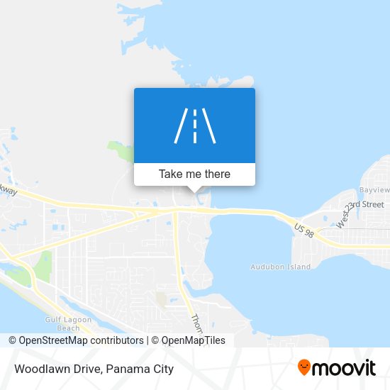 Woodlawn Drive map