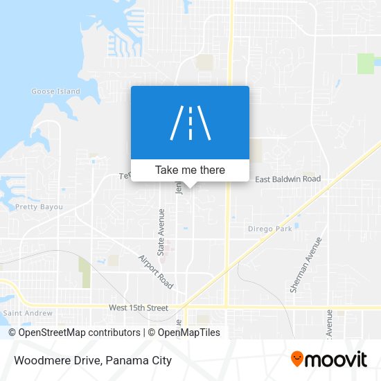 Woodmere Drive map