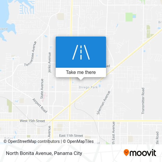 Mapa de North Bonita Avenue