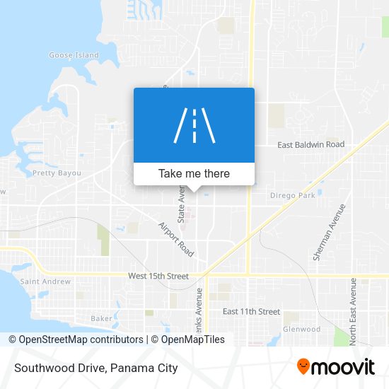 Mapa de Southwood Drive