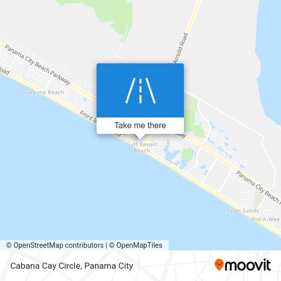 Mapa de Cabana Cay Circle