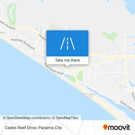Mapa de Cades Reef Drive
