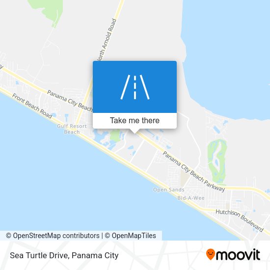 Sea Turtle Drive map