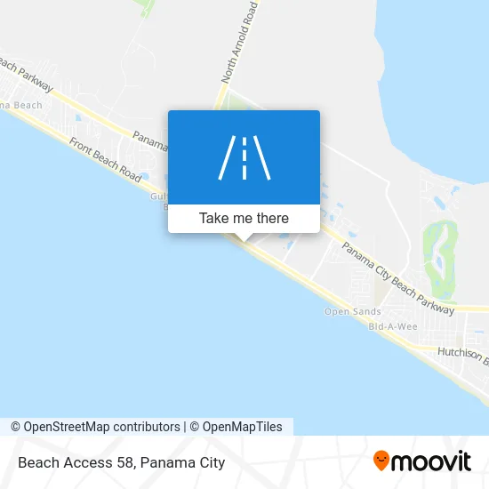 Beach Access 58 map
