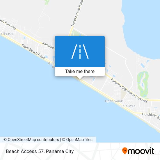 Beach Access 57 map
