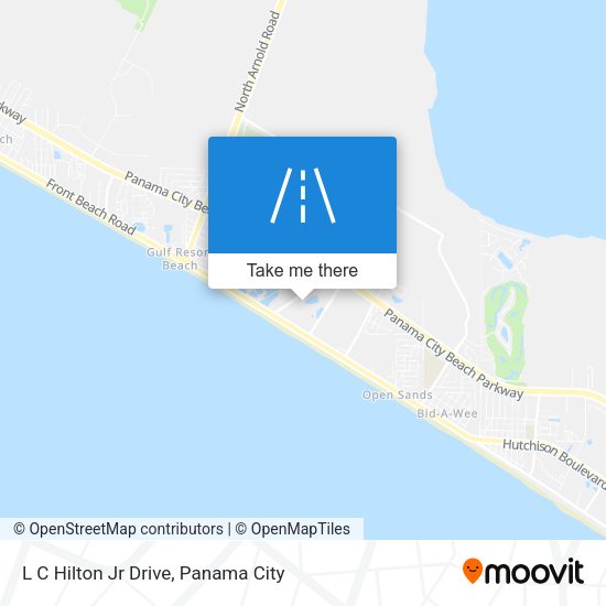 L C Hilton Jr Drive map