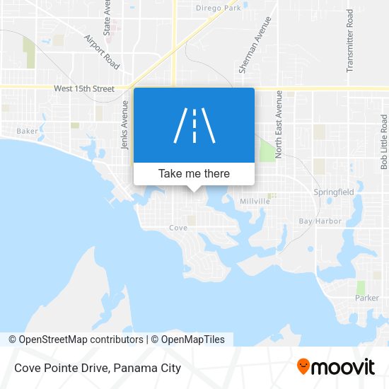 Mapa de Cove Pointe Drive