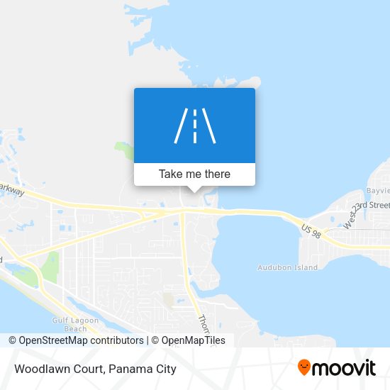 Woodlawn Court map
