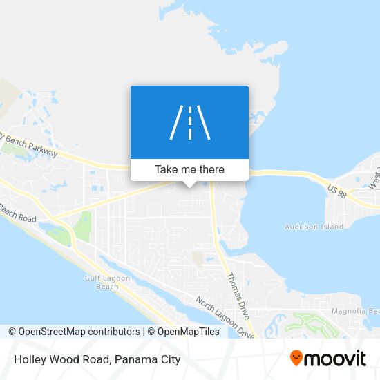 Holley Wood Road map