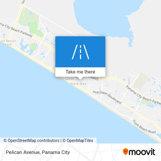 Pelican Avenue map