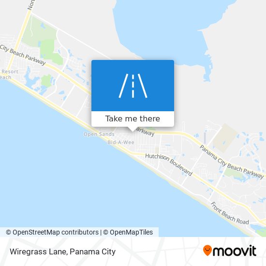 Wiregrass Lane map