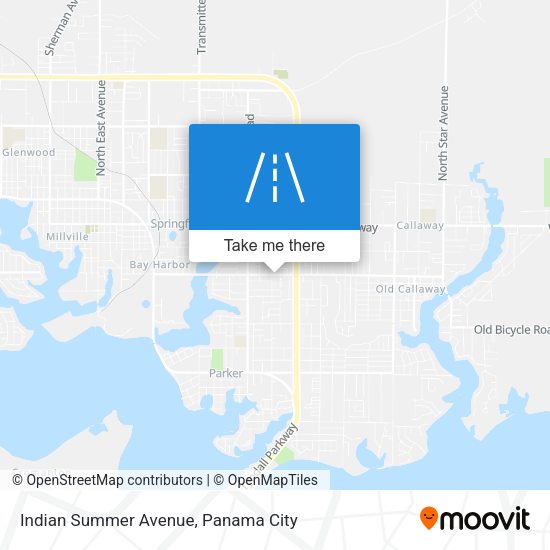 Indian Summer Avenue map
