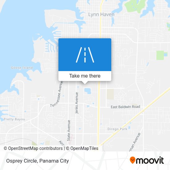Mapa de Osprey Circle