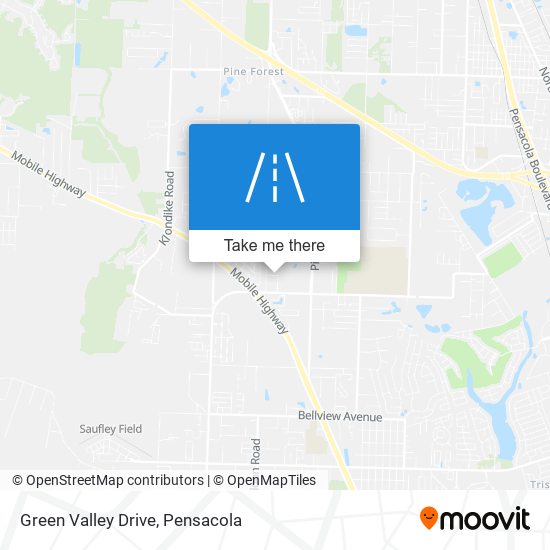 Mapa de Green Valley Drive