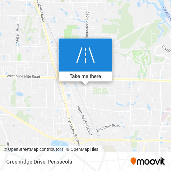 Greenridge Drive map