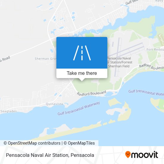 Pensacola Naval Air Station map
