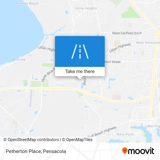 Mapa de Petherton Place