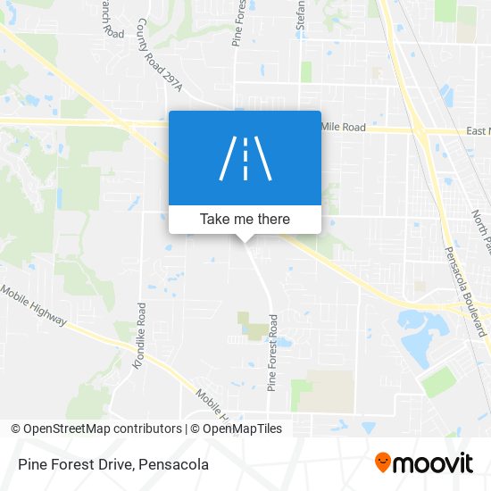 Pine Forest Drive map