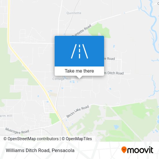 Mapa de Williams Ditch Road