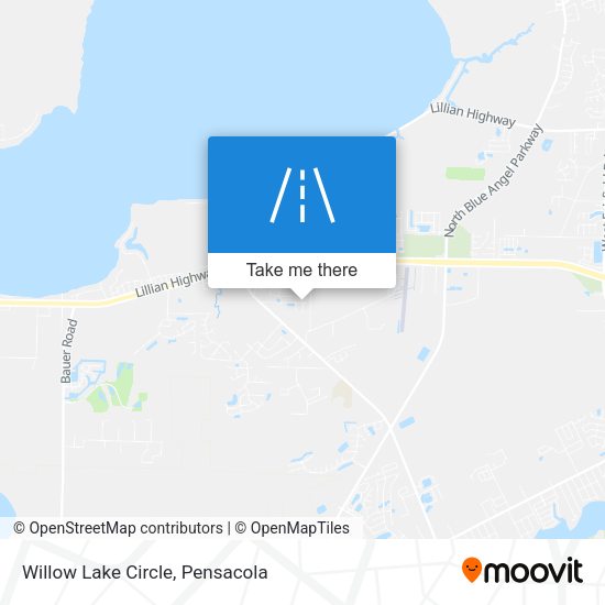 Willow Lake Circle map