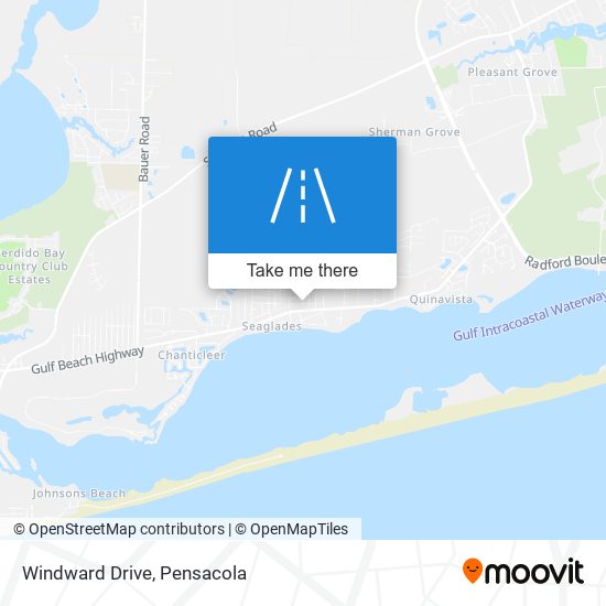 Windward Drive map