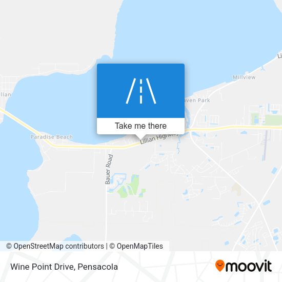 Mapa de Wine Point Drive