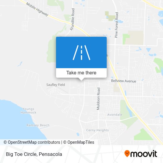 Mapa de Big Toe Circle