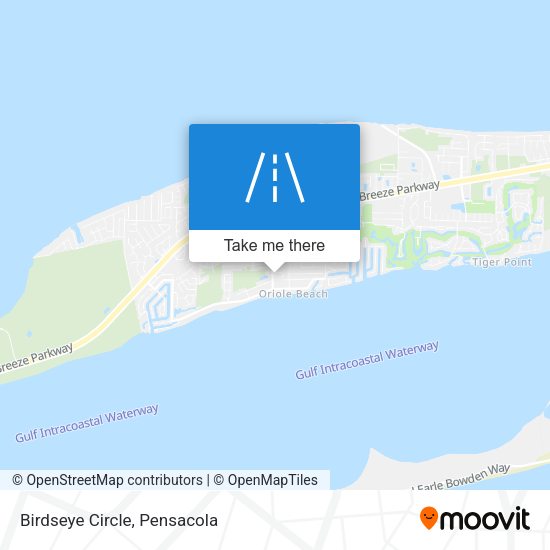 Mapa de Birdseye Circle