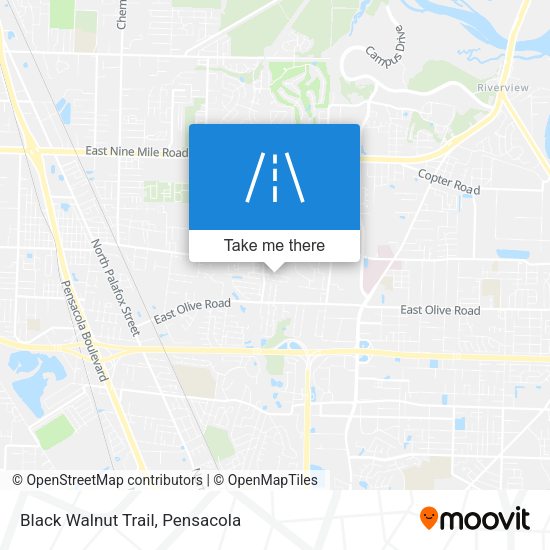 Black Walnut Trail map