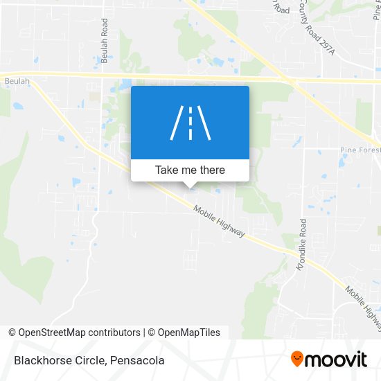 Blackhorse Circle map